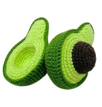 Amigurumi Avocado Free Crochet Pattern - crochet.amgurum.com Amigurumi Avocado, Amigurumi Fruit, Fruit Crochet, Yarn Projects Crochet, Pink Marker, Bear Patterns Free, Single Crochet Decrease, Crochet Fruit, Crochet Decrease