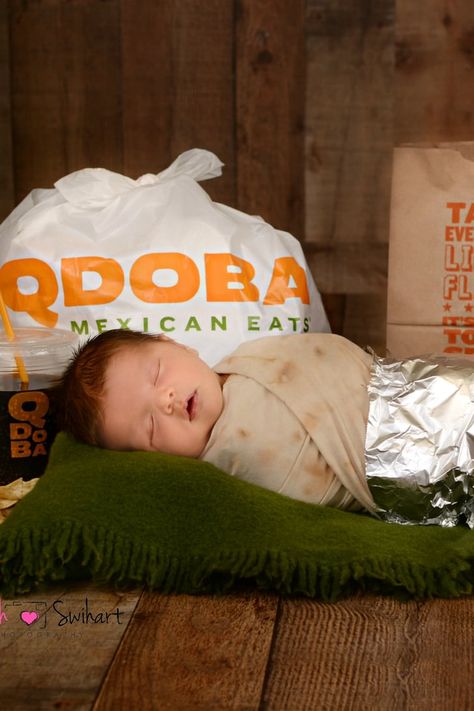 This Newborn Had a Qdoba-Themed Photo Shoot, and Now I Have Baby Fever and a Burrito Craving Photoshoot Newborn, Monthly Baby Pictures, Monthly Baby, Rich Dad Poor Dad, Newborn Lifestyle Session, Photoshoot Themes, Newborn Lifestyle, Photography Newborn, Parenting Blog