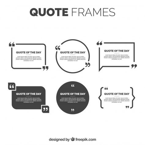 Elegant quote frames pack Free Vector | Free Vector #Freepik #freevector #frame #frames #typography #quote Quote Design Layout, Quote Graphic Design, Layout Design Ideas, Design De Configuration, Quote Layout, Quote Template Design, Elegance Quotes, Pull Quotes, Vector Quotes