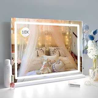 Makeup Vanity Mirror With Lights, Vanity Mirror With Lights, Smart Bed, Smart Mirror, Bedroom White, Makeup Vanity Mirror, Lighted Mirror, Light Bars, Makeup Mirror With Lights