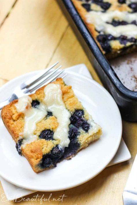 AIP Lemon Blueberry Coffeecake (egg-free, dairy-free, nut-free) Crohns Smoothies, Blueberry Coffeecake, Kawaii Recipes, Aip Lunch, Gf Deserts, Aip Sweets, Aip Protocol, Aip Snacks, Aip Treats