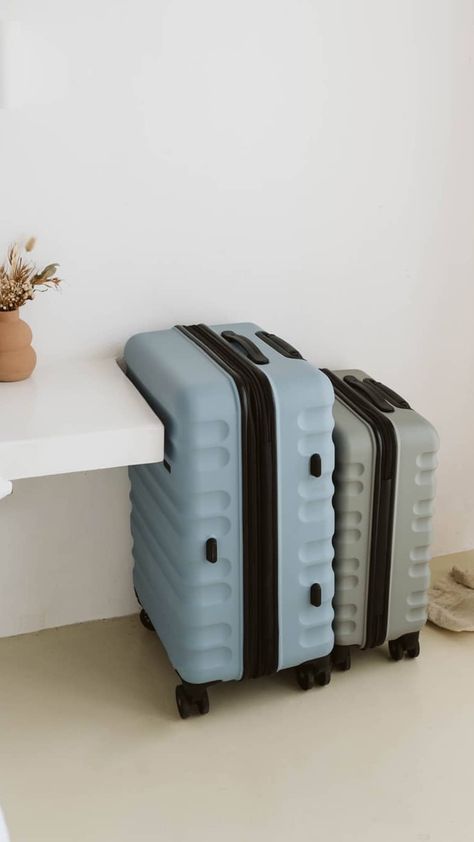 Antler Clifton medium suitcase in cornflower and Clifton cabin suitcase in sage Travel Luggage Set, Cute Suitcases, Cute Luggage, Wholesale Hair Accessories, Best Luggage, Luggage Bags Travel, Glam Decor, Luxury Purses, Birthday Gifts For Best Friend