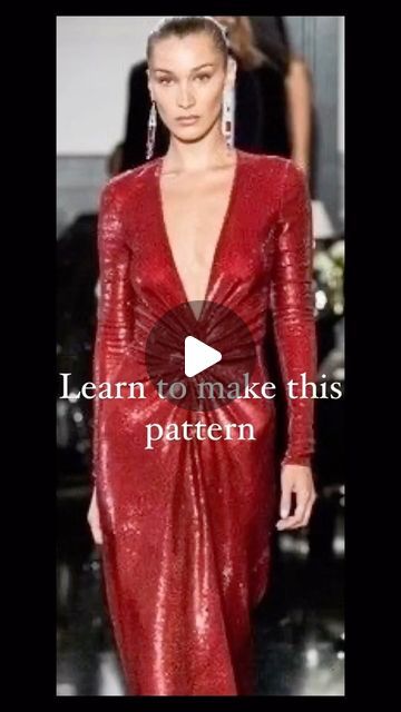 Evening Gowns Pattern Making, Twist Dress Pattern Making, Twist Dress Pattern Tutorials, Sheath Dress Pattern Drafting, Twist Dress Pattern, Evening Dinner Gown Sewing Patterns, Vogue Sewing Patterns Weaverdee Sewing & Crafts, Twisted Dress, Fashion Sewing