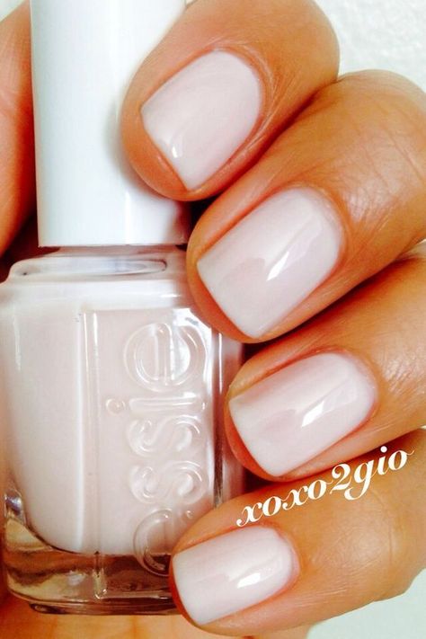 Essie Ballet Slippers, Pale Pink Nails, Stockholm Style, Essie Nail Polish, White Nail, Colorful Nail Designs, Essie Nail, Ballet Slippers, Nail Color