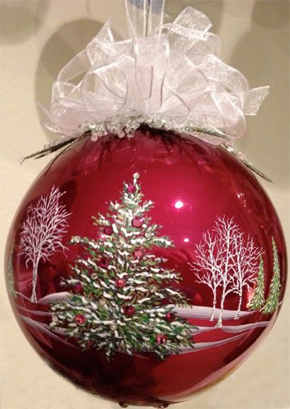 Painted Glass Ornaments Diy Christmas, Fancy Christmas Ornaments, Painting Christmas, Painted Christmas Ornaments, Painted Ornaments, Xmas Ideas, Christmas Ornaments Homemade, Hand Painted Ornaments, Christmas Ornament Crafts