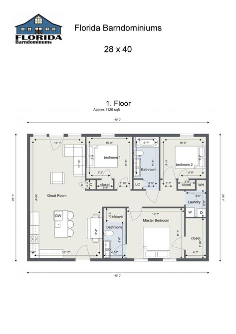 Floor Plans With Pool, Barndominium Floor Plans With Garage, Floor Plans With Garage, 1 Story Barndominium Floor Plans, Barndominium House Plans, Barndominium House, 3 Bedroom Floor Plan, Victorian Style House, Barndominium Plans