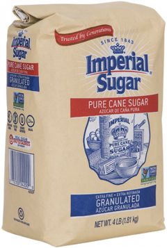 Imperial Sugar 4lb Extra Fine Granulated Pure Cane Sugar Bag Sugar Packaging, Pizza Bites, Food Allergens, Packaging Designs, Chocolate Sweets, No Sugar Foods, Family Kitchen, Cane Sugar, Family Favorite Meals