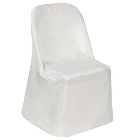 Wholesale Ivory Polyester Folding Flat Chair Covers Party Wedding Event Burlap Chair Covers, Linens For Wedding, Burlap Chair, Chair Covers Party, Wedding Reception Party, Folding Chair Covers, Banquet Chair Covers, Party Chairs, Chair Bows