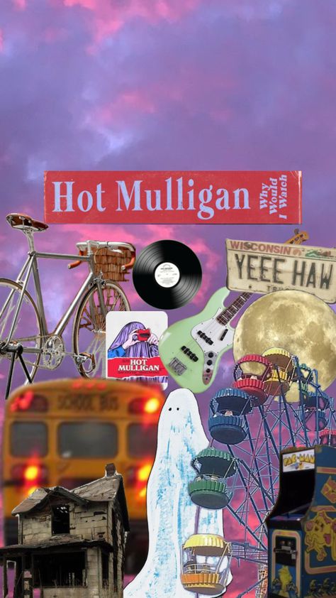 Hot Mulligan wallpaper #hotmulligan #whywouldiwatch #midwestemo #poppunk Hot Mulligan, Midwest Emo, Pop Punk, School Bus, Wisconsin, Wallpapers, Quick Saves