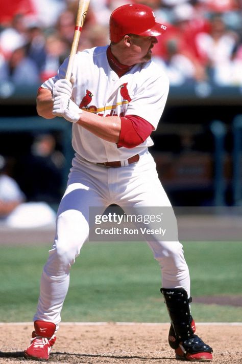 Mark McGwire Mark Mcgwire, St Louis Cardinals Baseball, Cardinals Baseball, St Louis Cardinals, Cardinals, Softball, St Louis, Mlb, Baseball