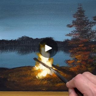 Joony Art, Night Camping, Painting Night, View Landscape, Night Painting, Oil Painting Landscape, Painting Art, Art Work, Acrylic Painting