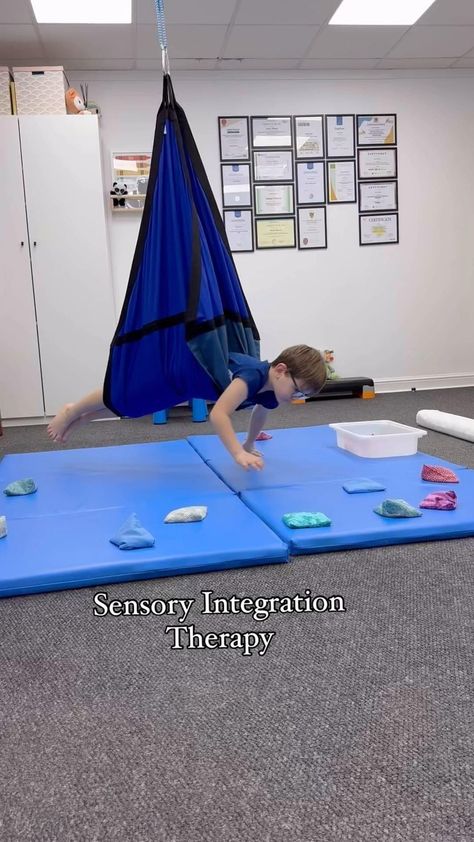 I’m children’s physiotherapist (0-18 years old) and sensory integration therapist. #sensoryintegrationtherapy #sensoryintegration #aberdeen… | Instagram Occupational Therapy Gym Ideas, Vestibular Activities Kids, Proprioceptive Activities For Kids, Vestibular Activities, Sensory Integration Activities, Proprioceptive Activities, Sensory Integration Therapy, Coordination Activities, Vestibular System