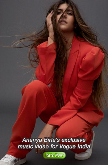 Check out cover star Ananya Birla’s exclusive music video for Vogue India Ananya Birla, Ananya Pandey In Saree, Ananya Sharma Music, Sonam Kapoor Red Carpet, Vogue India, Music Video, Women's Blazer, Music Videos, Favorite Movies