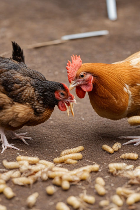 Boost Your Chickens' Diet With Home-Grown Mealworms! Click To Learn How To Raise These Nutritious Treats Easily. 🌱🐔 #Mealworms #ChickenTreats #BackyardChickens #RaisingMealworms #Homesteading #PoultryCare #SustainableFarming #ChickenDiet #DIYMealwormFarm #OrganicFeeding #HealthyHens #ChickenHealth #FarmLife #HomemadeChickFood #MealwormFarming #EggProduction #HenTreats #PoultryNutrition Mealworms For Chickens, Raising Mealworms, Meal Worms Raising, Mealworm Farm, Chicken Diet, Meal Worms, Ear Of Corn, Chicken Health, Chicken Eating