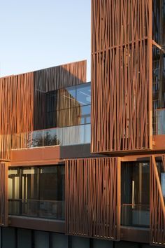 Building Skin, Wood Facade, Office Architecture, Metal Facade, Facade Architecture Design, Commercial Architecture, Building Facade, Architecture Exterior, Facade Architecture