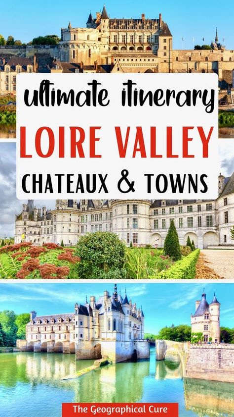 Loire Valley Chateau, Loire Valley Castles, Road Trip France, Loire Valley France, Day Trip From Paris, Historic Landmarks, France Itinerary, Planning A Vacation, Tours France