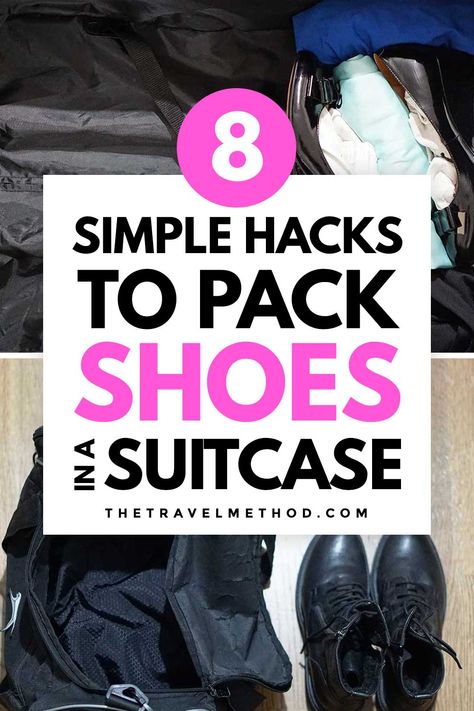 How to Pack Shoes in a Suitcase for Travel - The Travel Method Sneakers With Socks, A Lot Of Shoes, Expensive Shoes, Small Clothes, Clean Shoes, Your Shoes, One Moment, Packing Tips, Duffel Bag