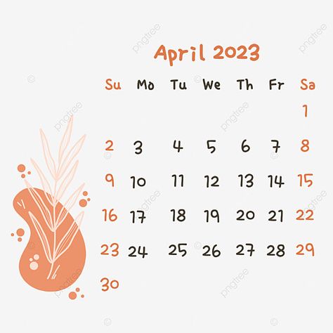 April 2023 Aesthetic, April Calendar 2023 Aesthetic, 2023 April Calendar, April Calendar 2023, Calender 2023, Calendar Clipart, April Month, Calendar April, April Calendar