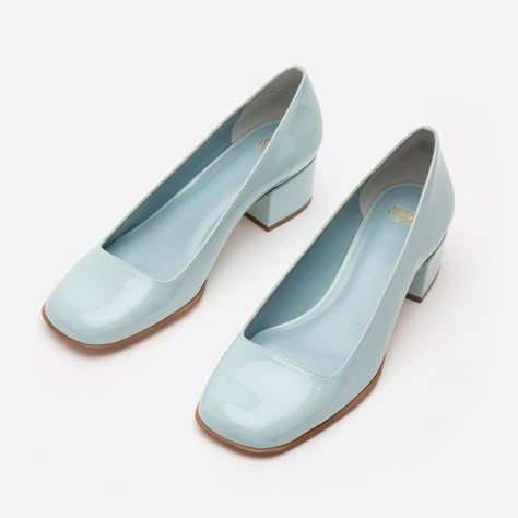 Light Blue Suede Heels, Light Blue Clothes, Light Blue Heels, Light Blue Shoes, Soft Features, Fun Shoes, Dr Shoes, Pump Heels, Blue Heels