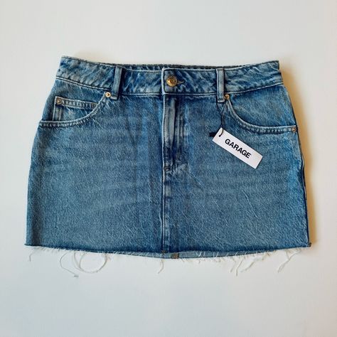 Reposhing This Item I Purchased Loved It, But It Isn’t My Size Not Worn Size Xs Questions? Leave A Comment Below! High Rise Denim Skirt, Mini Jean Skirt, Brown Mini Skirt, Mini Denim Skirt, Holiday Wishlist, Jean Skirts, Blue Jean Skirt, Denim Jean Skirt, Short Denim Skirt