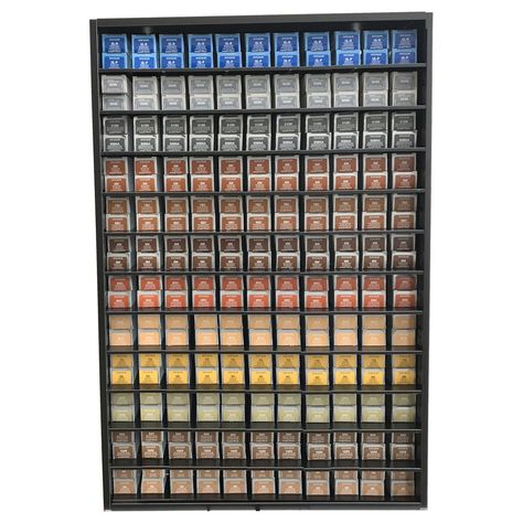 Matrix Hair Color Organizer Storage Display. Salon Color Storage, Salon Hair Color Storage, Hair Color Storage, Hair Color Organizer, Professional Hair Color Brands, Unique Hair Salon, Matrix Hair Color, Spice Rack Storage, Hair Salon Equipment