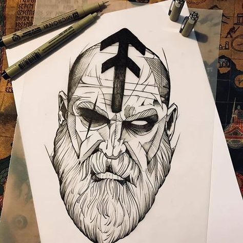 Tattoo Artist IG  @malfatattoo 🇫🇷 @malfatattoo  @malfatattoo #vikingtattooart  #Repost @malfatattoo (@get_repost) ・・・ J’aimerais en faire tout les jours des comme ça 😊 #viking #vikings #vikingtattoo #norse#odin #warrior #nordic #ink #art #artwork #artist #arts #darkwork #darkartists #darkart #lineart #linework #draw #drawing #drawings #tattoo #tattoos #lille #lilletattoo  @blackworkers  @viking_celtic_tattoos  @darkartists @frenchtattooflash @flash_addicted Viking Drawings, Norse Mythology Tattoo, Viking Tattoo Sleeve, Celtic Tattoo, Warrior Tattoos, Norse Tattoo, Nordic Tattoo, Sketch Tattoo Design, Tattoo Style Drawings