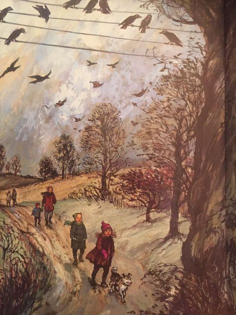 Shirley Hughes, Storybook Art, Autumn Illustration, Dreamy Art, Autumn Art, Safe Place, Whimsical Art, Autumn Inspiration, Book Illustration