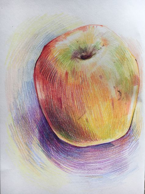 Color Pencil Illustration, Sky Art Painting, Colour Pencil, Colored Pencil Drawing, Color Pencil Art, Fruit Art, Color Pencil, Color Pencil Drawing, Pencil Illustration