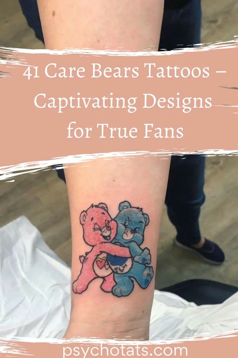 Cheer Bear Care Bear Tattoo, Sunshine Care Bear Tattoo, Carebear Tattoo Ideas, Grumpy Care Bear Tattoo, Care Bears Tattoo Ideas, Grumpy Bear Tattoo, Zoey Tattoo, Care Bear Tattoo Ideas, Care Bear Tattoo