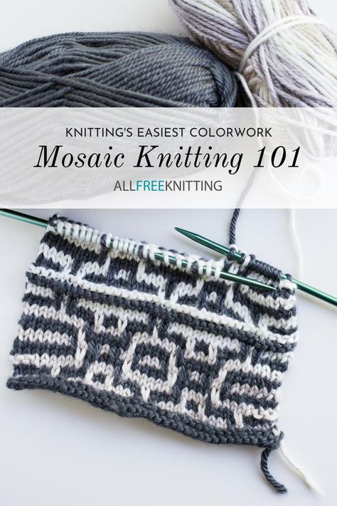 Advanced Knitting Techniques, Crocheting For Beginners, Stranded Knitting Patterns, Colorwork Knitting Patterns, Mosaic Knitting, Knitting 101, Crochet Knit Top, Advanced Knitting, Knit Top Patterns