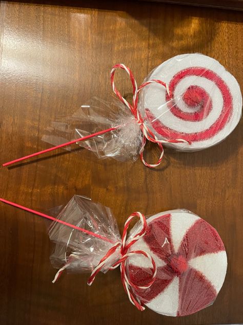 Christmas Diy Ideas, Hobby Lobby, Wonderful Time Of The Year, Lollipop, Dollar Tree, Wonderful Time, Lobby, Peppermint, Christmas Diy