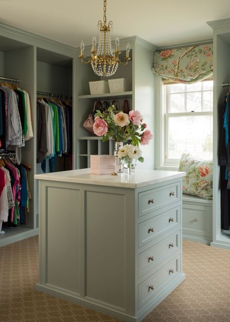 Master Closet Design, Armoire Dressing, Closet Island, Dream Closet Design, Closet Remodel, Closet Decor, Bedroom Closet Design, Shabby Chic Bathroom, Shabby Chic Bedrooms