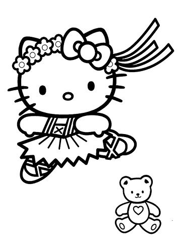 Hello Kitty Ballerina, Hello Kitty Clipart, Ballerina Coloring Pages, Hello Kitty Imagenes, Hello Kitty Colouring Pages, Hello Kitty Printables, Hello Kitty House, Hello Kitty Images, Hello Kitty Themes