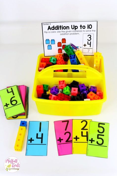 Addition Lessons Kindergarten, Creative Addition Ideas, Math Centers Kindergarten Work Stations, Flip And Find Numbers To 100 Free, Math Progression Chart, Kindergarten Homeschool Math, Fun Ways To Teach Addition Kindergarten, Easy Centers For Kindergarten, Adding For Preschoolers