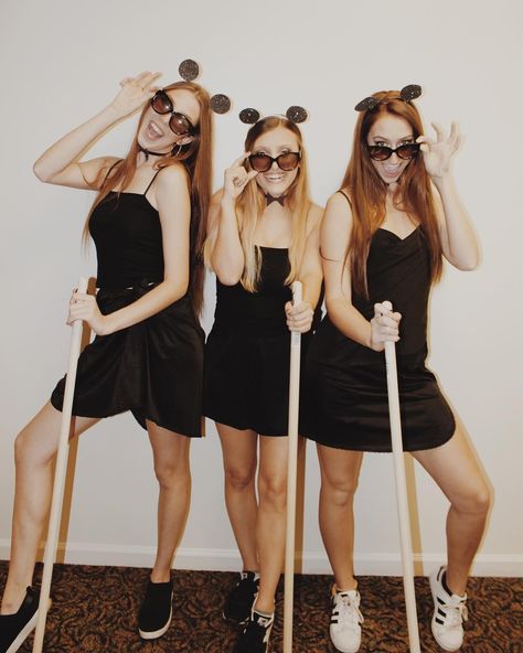 Make this Halloween your most stylish one yet when you turn your LBD into an easy last-minute costume with these creative ideas and shoppable black dresses Costumes With Black Dress, Halloween Costumes With A Black Dress, Halloween Costumes With Black Dress, Little Black Dress Halloween Costume, Halloween Costumes Black Dress, Black Dress Costume Ideas, Disney Halloween Makeup, Black Dress Costume, Black Dress Halloween