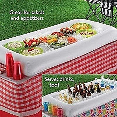 Buffet Tray, Picnic Drinks, Inflatable Cooler, Serving Buffet, Pool Party Supplies, Salad Buffet, Backyard Bbq Party, Serving Bar, Drink Containers