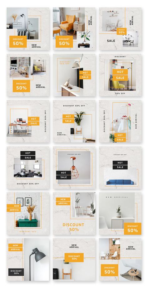 Instagram Grid Layout Ideas Interior Design, Furniture Instagram Post Design, Instagram Post Template Interior Design, Promotion Template Design, Insta Post Design Ideas, Template Instagram Post Design, Instagram Design Ideas Posts, Instagram Marketing Design, Creative Instagram Grid Design