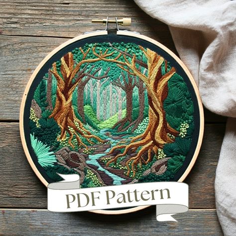 This is a hand embroidery pattern meant for all skill levels. Get to work right after receiving your instant download!  Whole Shop Bundle (300+ Patterns): https://theunraveledthreads.etsy.com/listing/1735215929/whole-shop-bundle-hand-embroidery Florals & Nature Mini Bundle: https://theunraveledthreads.etsy.com/listing/1753174948/mini-bundle-floral-hand-embroidery *Please note: This does not include a stitching guide. This is a traceable pattern only. See photo section for example of PDF download Jungle Embroidery, Scandinavian Embroidery, Embroidery Mini, Pattern Meaning, Free Pattern Download, Diy Embroidery Patterns, Hand Embroidery Pattern, Diy Embroidery, Embroidery And Stitching