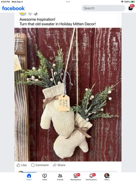 Jul Dekoration Inspiration, Country Christmas Decorations, Christmas Themes Decorations, Holiday Crafts Christmas, Primitive Christmas, Christmas Crafts Decorations, Country Christmas, Christmas Deco, Xmas Crafts