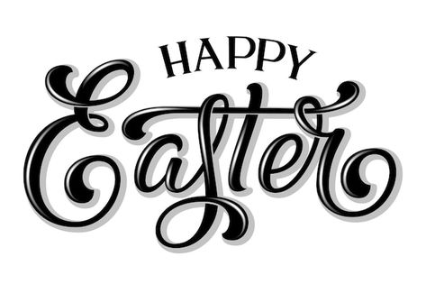 Free vector hand drawn lettering happy e... | Free Vector #Freepik #freevector #quotes-lettering #inspirational-quotes #handwritten-font #lettering Easter Fonts, Easter Poster, Illustration Typography, Handwritten Calligraphy, Holiday Promotions, Hand Drawn Lettering, Calligraphy Handwriting, Font Inspiration, Ink Illustration