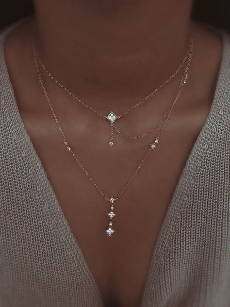 Dainty Silver Jewellery, Dainty Necklace Stack, Layered Necklaces Wedding, Silver Necklace Stack, Sienna Wedding, Ball Jewellery, Xoxo Jewelry, Classic Jewellery, Prom Necklaces