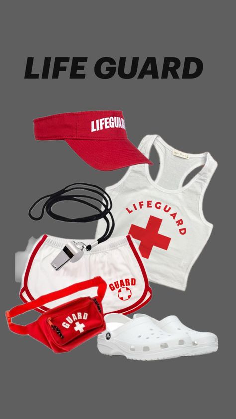 Cute life guard costume Lifeguard Costume, Guard Costume, Life Guard, Cute Halloween Costumes, Cute Halloween, Halloween Costume, Halloween Costumes, Halloween