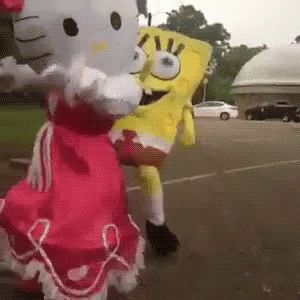 Hello Kitty Spongebob Squarepants GIF - HelloKitty SpongebobSquarepants Twerk - Discover & Share GIFs Monkey Gif, Spongebob Gif, Childhood Ruined, Childhood Images, Spongebob Square, Hello Kitty Videos, Kitty Images, Cute Rats, Dancing Gif