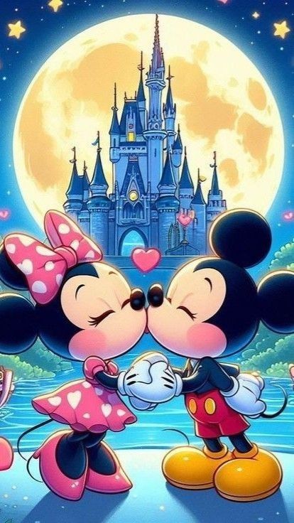 Minnie Mouse Pics, Disney Pokemon, Minnie Wallpaper, Disney Kiss, Minnie Mouse Drawing, Mickey And Minnie Kissing, Mickey Mouse Wallpaper Iphone, Mickey And Minnie Love, Mickey Mouse Images