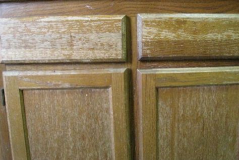 How to Refurbish Kitchen Cabinets | How to Restore Cabinets - Bob Vila's Blogs Refurbish Kitchen Cabinets, Restaining Cabinets, Restaining Kitchen Cabinets, Refurbished Kitchen Cabinets, Restore Wood, Old Kitchen Cabinets, Staining Cabinets, Cabinet Remodel, Painting Kitchen