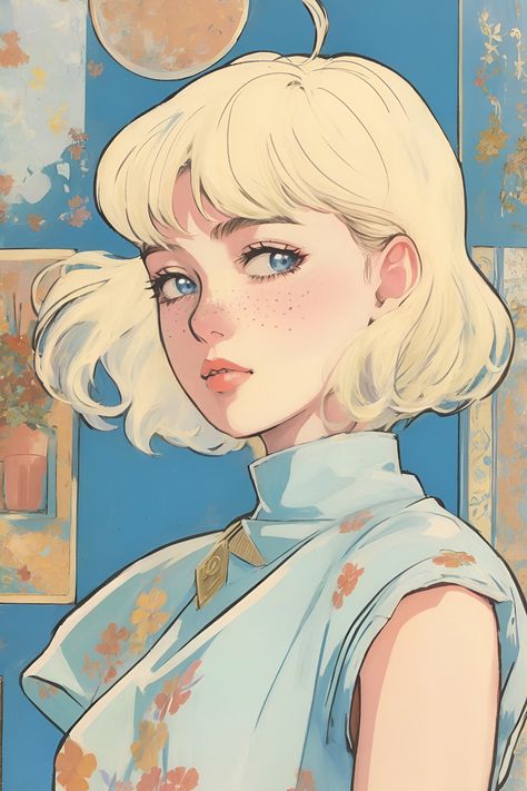 Cheerful Character Design, Sweet Old Lady Character Design, Old Money Fashion Style, Blonde Brunette Hair, Charming Woman, Influencer Aesthetic, Trendy Tiktok, Old Money Fashion, Grumpy Face