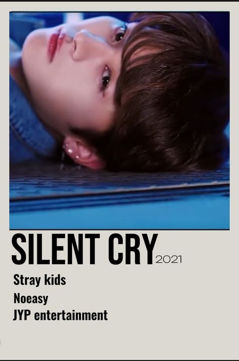 Kpop song poster skz Silent Cry Stray Kids, Silent Cry, Blue Is The Warmest Colour, Lee Know, Album Covers, Stray Kids, Room Ideas, Songs, Blue