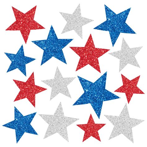 PRICES MAY VARY. YOU WILL GET: Package includes 15pcs Independence Day themed refrigerator magnets in 3 colors, sufficient quantity to meet your holiday decoration needs. GLITTER STARS: Shaped as dazzling stars in 3 colors of red , blue and silver, our magnetic refrigerator stickers are dazzling and exquisite that can easily catch attentions, can add a splash of color to your cheerful holiday. GOOD QUALITY: Made of good quality magnetic material, these magnetic stickers are waterproof and dustpr Door Office, Refrigerator Decoration, Refrigerator Sticker, Red Sign, Glitter Print, Glitter Stars, Office Cabinets, Cabinet Decor, Metal Door