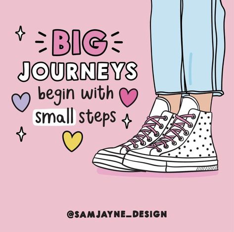 Tiny Steps Quotes, Positive Affirmation Quotes Aesthetic, Small Aesthetic Quotes, Motivational Posters For School, Cute Affirmations, Small Motivational Quotes, Cute Motivational Quotes, Positive Quotes Wallpaper, Vibe Quote