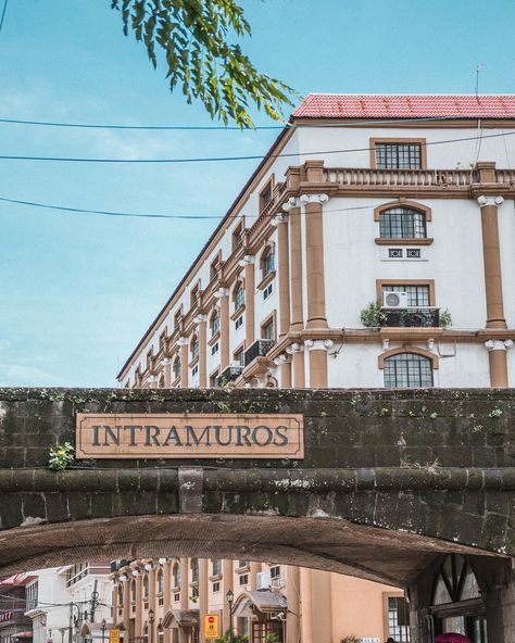 Mapua University Intramuros, Aesthetic Pictures Philippines, Intramuros Manila Photography, Intramorus Manila, Intramuros Photography, Manila Aesthetic Photography, Intramuros Aesthetic, Philippine Aesthetic, Old Philippines